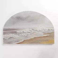 New Kirklands Home Arched Shoreline Canvas Art Print Gray