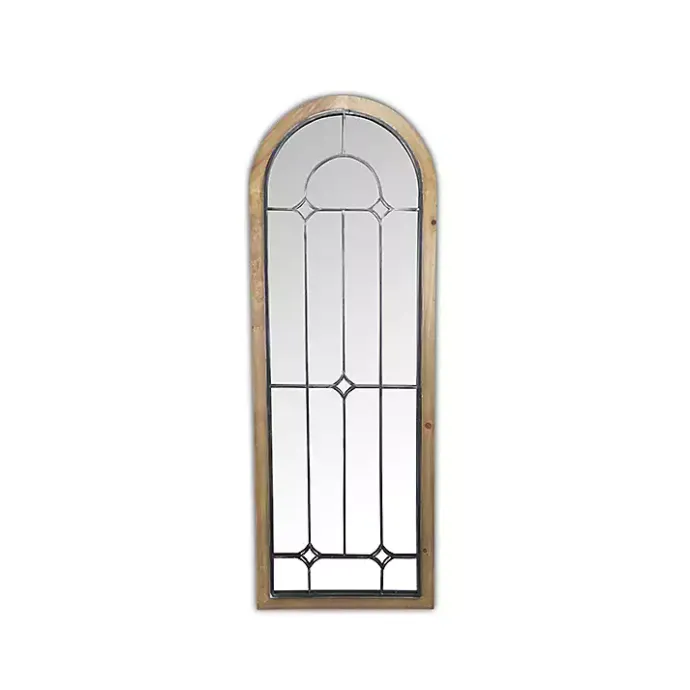 Hot Kirklands Home Arched Windowpane Wall Mirror