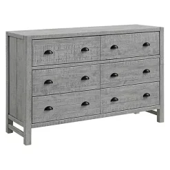 Online Kirklands Home Arden Wood 6-Drawer Dresser Gray