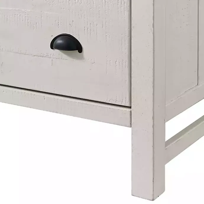Kirklands Home Arden Wood 6-Drawer Dresser White