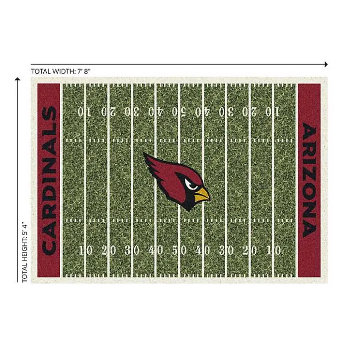Outlet Kirklands Home Arizona Cardinals Home Field Area Rug, 6x8