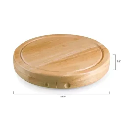 Best Kirklands Home Arkansas Razorbacks Cheese Board and Tool Set Tan