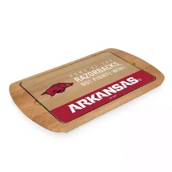 Kirklands Home Arkansas Razorbacks Wood and Glass Serving Board