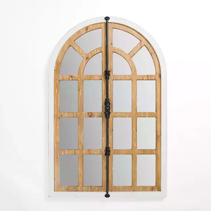 Clearance Kirklands Home Artemis Arched Door Wood Wall Mirror