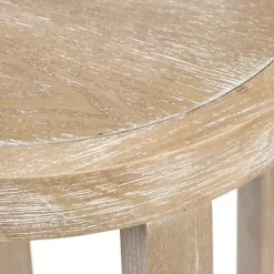 Hot Kirklands Home Ash Rat Round Martha Stewart Accent Table Tan