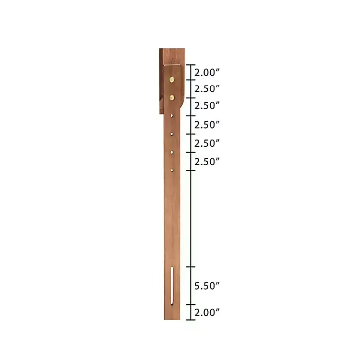 Best Kirklands Home Ash Walnut Wood Panel Full Headboard Brown