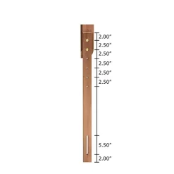 Online Kirklands Home Ash Walnut Wood Panel King Headboard Brown