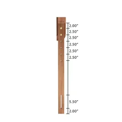 Discount Kirklands Home Ash Walnut Wood Panel Queen Headboard Brown