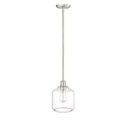 New Kirklands Home Asheville Glass Globe Pendant Light Silver