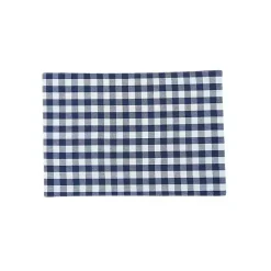 Outlet Kirklands Home Ashford Indigo Buffalo Check Placemats, Set of 6 Blue