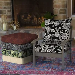 Best Kirklands Home Ashland Jacobean 2-pc. Outdoor Deep Seat Cushion