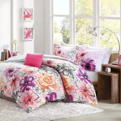 Clearance Kirklands Home Ashley Floral Twin XL 4-pc. Comforter Set