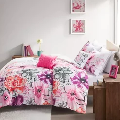 Clearance Kirklands Home Ashley Floral Twin XL 4-pc. Comforter Set