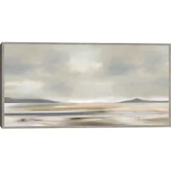 Discount Kirklands Home At Peace Framed Canvas Art Print Gray