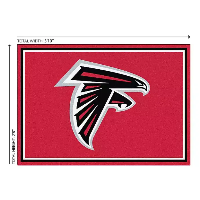 Clearance Kirklands Home Atlanta Falcons Area Rug, 3x4 Red