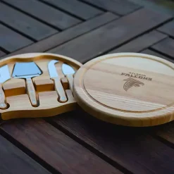 New Kirklands Home Atlanta Falcons Cheese Board and Tool Set Tan