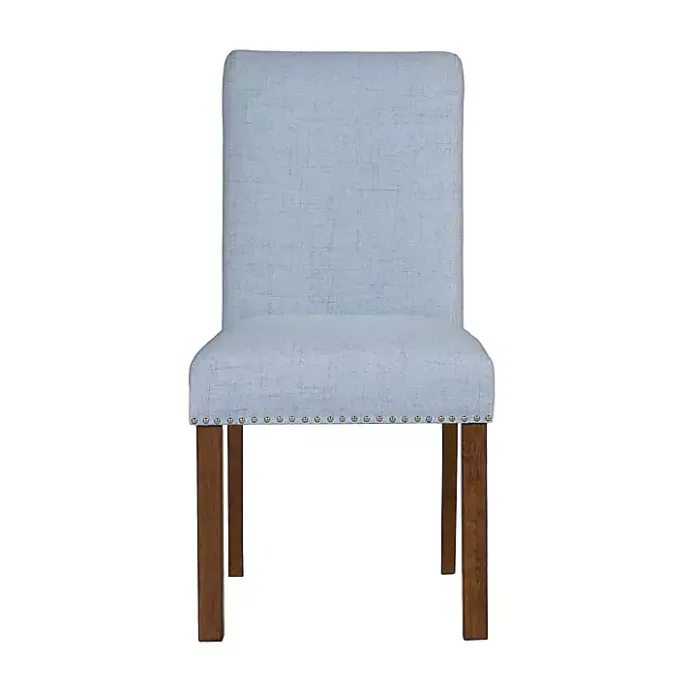 Best Kirklands Home Aubrey Upholstered 2-pc. Dining Chair Set Blue