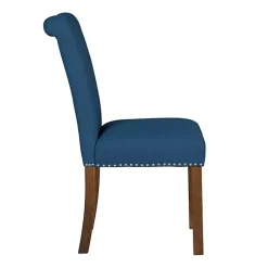 Clearance Kirklands Home Aubrey Navy Upholstered 2-pc. Dining Chair Set Blue
