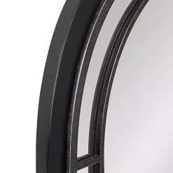 Clearance Kirklands Home Audubon Wood Arch Wall Mirror, 24x36 in. Black