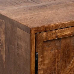 Online Kirklands Home Austin Warm Wood Farmhouse Cabinet Brown