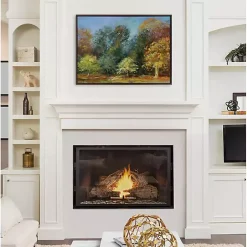New Kirklands Home Autumn Forest Day Framed Canvas Art Print Multi