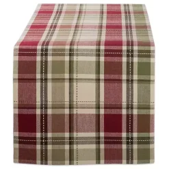 Discount Kirklands Home Autumn Harvest Plaid Table Runner