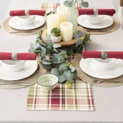 Discount Kirklands Home Autumn Harvest Plaid Table Runner
