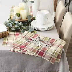 Discount Kirklands Home Autumn Harvest Plaid Table Runner