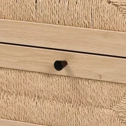 Kirklands Home Ava Light 3-Drawer Cabinet Brown