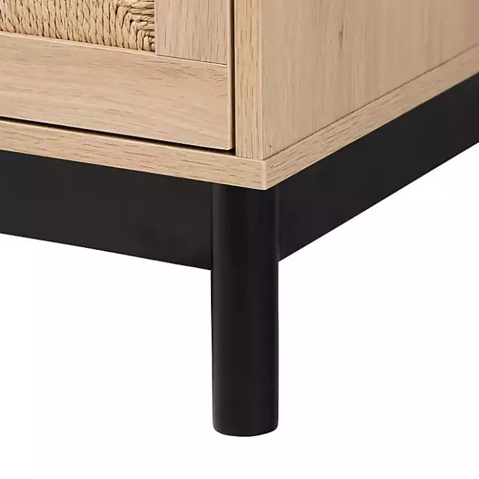 Kirklands Home Ava Light 3-Drawer Cabinet Brown