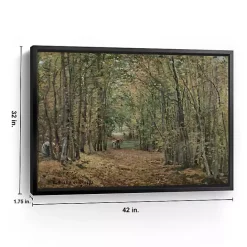 Kirklands Home Avenue In The Parc De Marly Framed Canvas Print