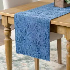 Kirklands Home Avery Quilted Table Runner, 80 in. Blue