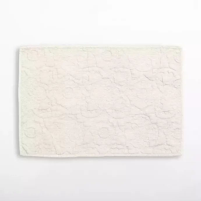 Best Kirklands Home Avery Quilted Placemat Ivory