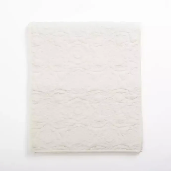 New Kirklands Home Avery Quilted Table Runner, 80 in. Ivory
