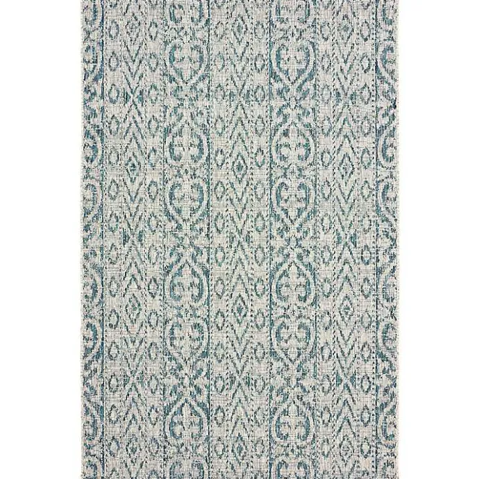 Sale Kirklands Home Azure Terrace Sun Shower Outdoor Area Rug, 7x9