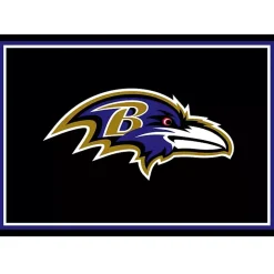 Hot Kirklands Home Baltimore Ravens Area Rug, 3x4 Black
