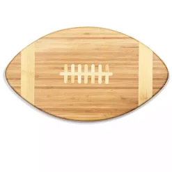 Kirklands Home Bamboo Football Cutting Board Brown