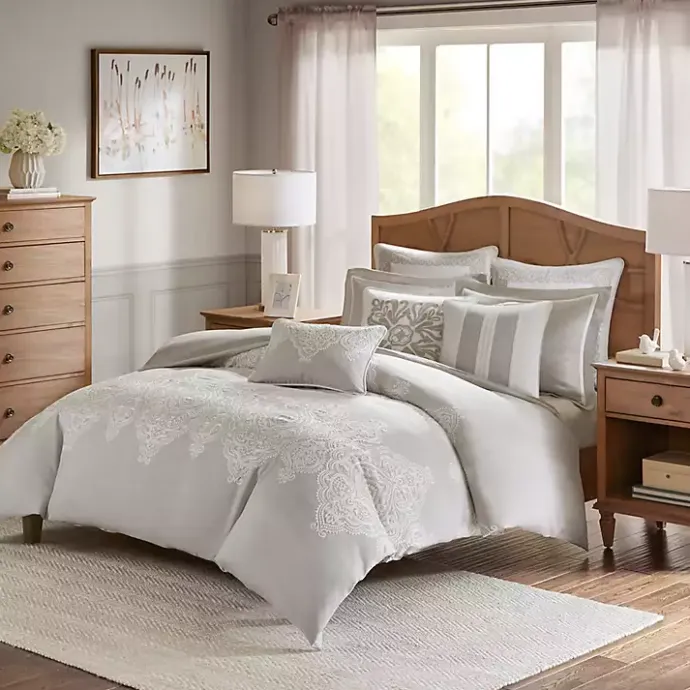 Kirklands Home Barely There 9-pc. King Comforter Set Gray