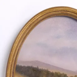 Outlet Kirklands Home Barn Landscape Oval Framed Art Print