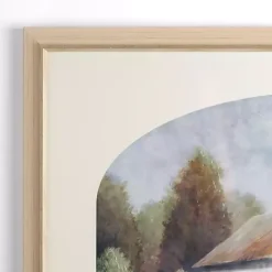 Clearance Kirklands Home Barn with Arched Mat Framed Art Print