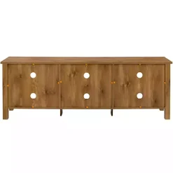 New Kirklands Home Barnwood TV Stand, 70 in. Brown