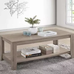 Online Kirklands Home Barrett Gray Coffee Table