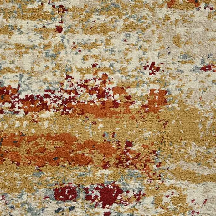 Discount Kirklands Home Bastia Ivory Orange Accent Rug, 2x3 Multi