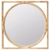 Discount Kirklands Home Bayan Natural Rattan Wall Mirror