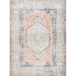 Sale Kirklands Home Bea Distressed Vintage Washable Area Rug, 5x8