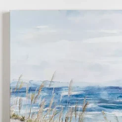 Hot Kirklands Home Beach s Canvas Art Print Blue