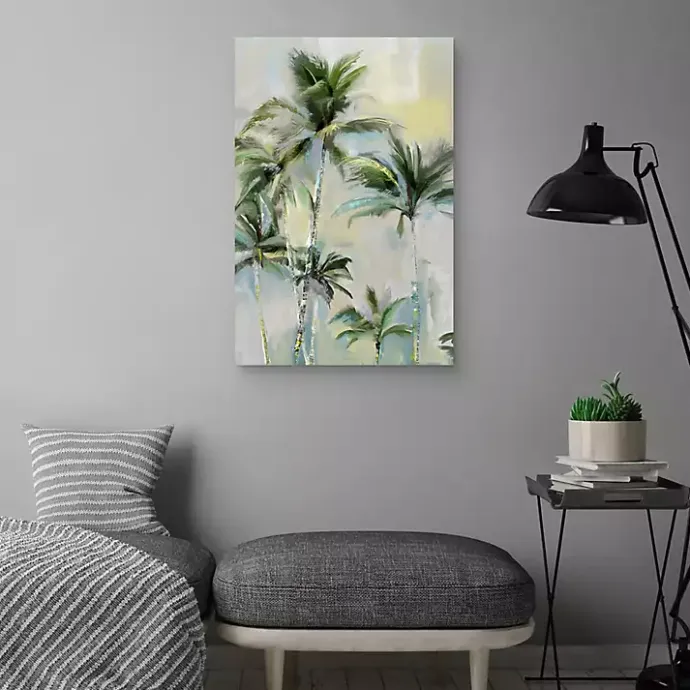 Hot Kirklands Home Beach Breeze Canvas Art Print, 24x36 in. Green