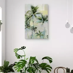 Hot Kirklands Home Beach Breeze Canvas Art Print, 24x36 in. Green
