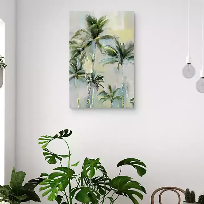 Hot Kirklands Home Beach Breeze Canvas Art Print, 24x36 in. Green