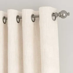 Clearance Kirklands Home Beige Blackout Curtains, 84 in. Tan